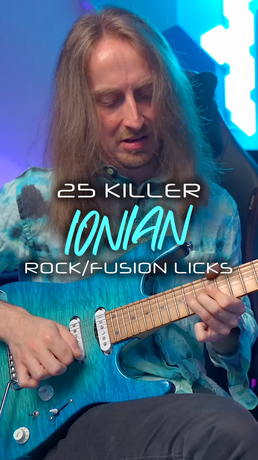 25 Killer Ionian Rock/Fusion Licks